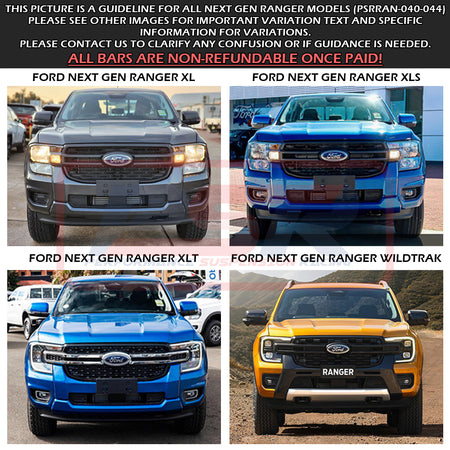 Ford Ranger Next Gen PSR Ambush Single Hoop Bullbar