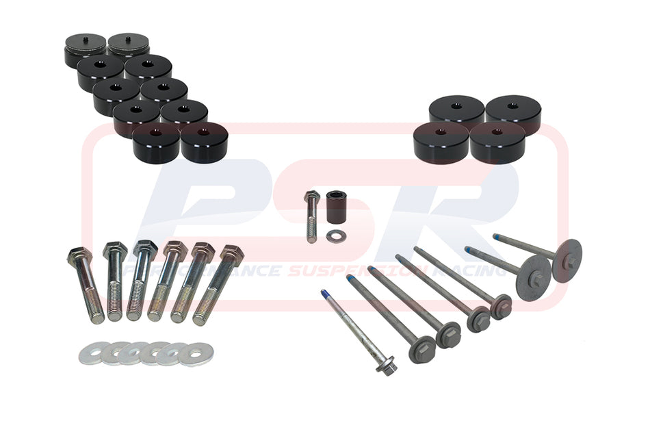 Ford Ranger Next Gen 1" Body Lift Kit (Dual/Extra Cab with Tub)