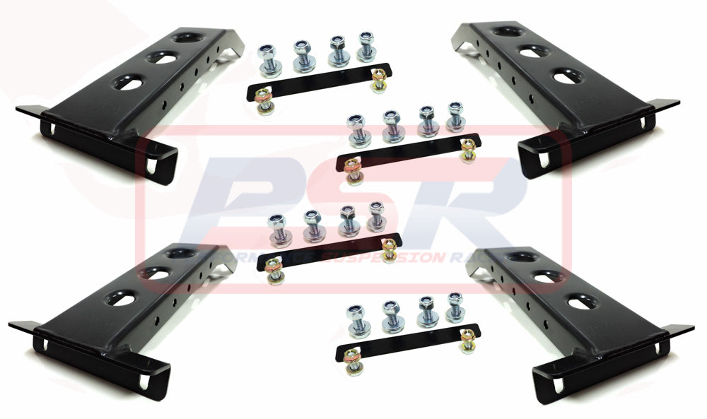 1/2 Height Baja Rack Leg Set of 4 (Wide Leg)