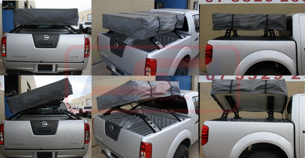 Roof Top Tent Complete Tilt System (Full kit, Baja Tub Rack Style)