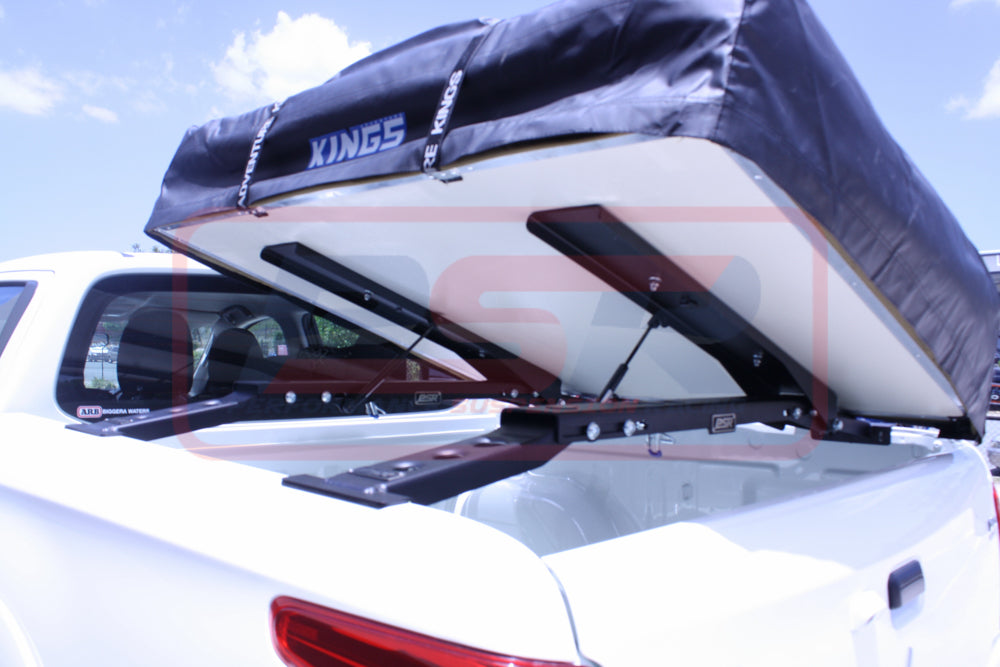 Roof Top Tent Complete Tilt System (Full kit, Baja Tub Rack Style)