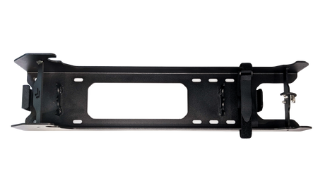 Powder-coated black mounting bracket for Titan Terrain Rugged floor jack