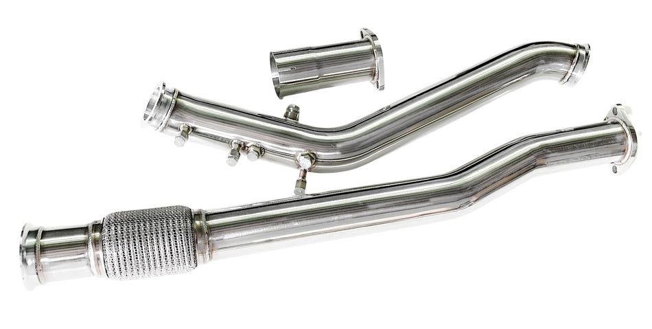 Toyota Hilux (2015+) N80 GUN 2.8L & 2.4L TD 3' Stainless DPF-Delete Pipe