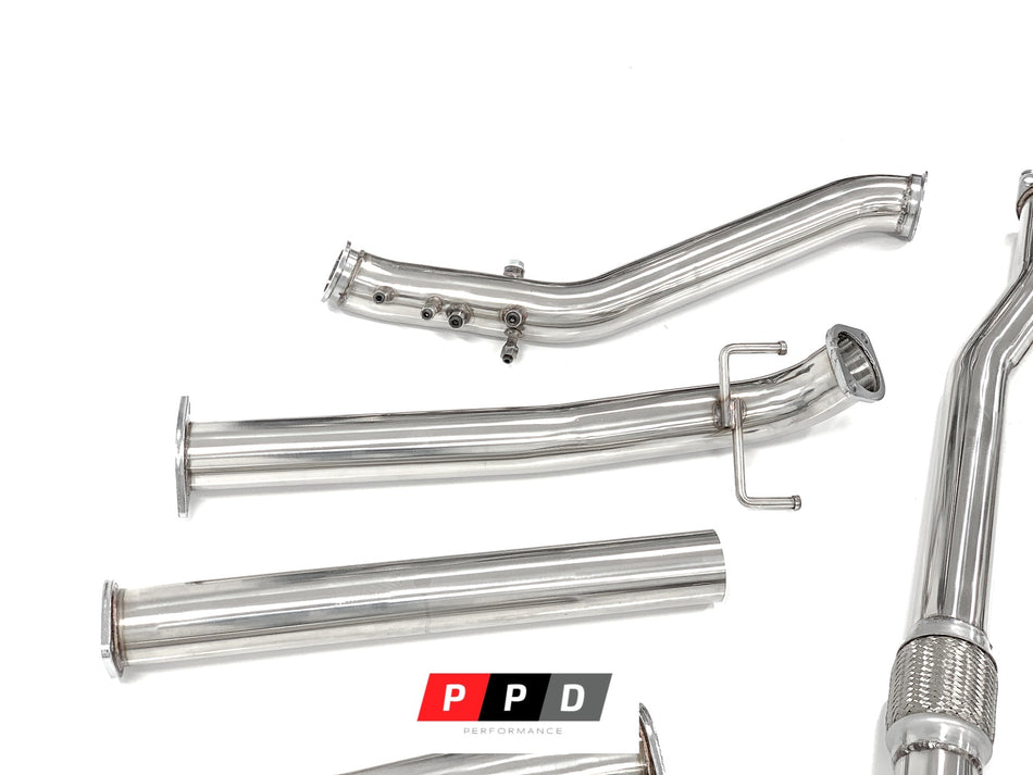 Toyota Hilux (2015+) N80 GUN 2.8L & 2.4L TD 3' Stainless Turbo-back Exhaust