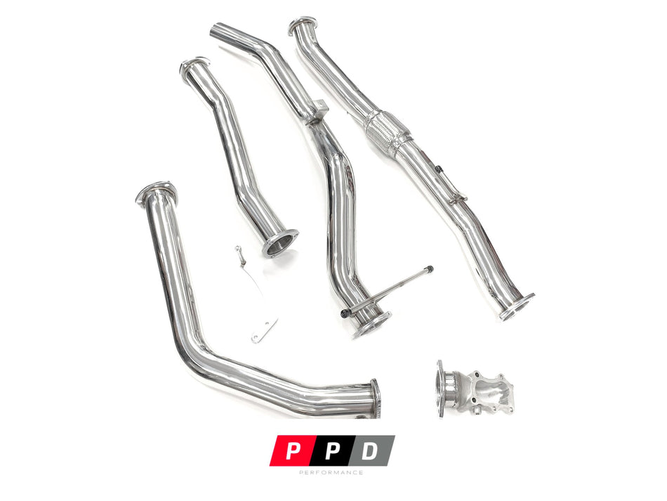 Nissan Navara (1997-2008) D22 3.0L TD 3' Stainless Steel Turbo Back Exhaust System