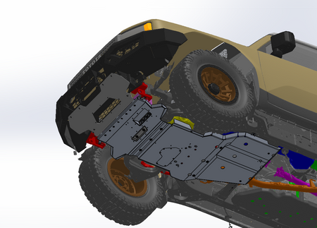 Underbody Protection, bash plates to suit Prado 250, 2024 on