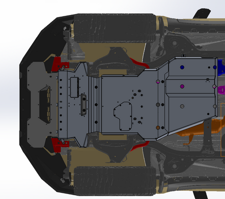 Underbody Protection, bash plates to suit Prado 250, 2024 on