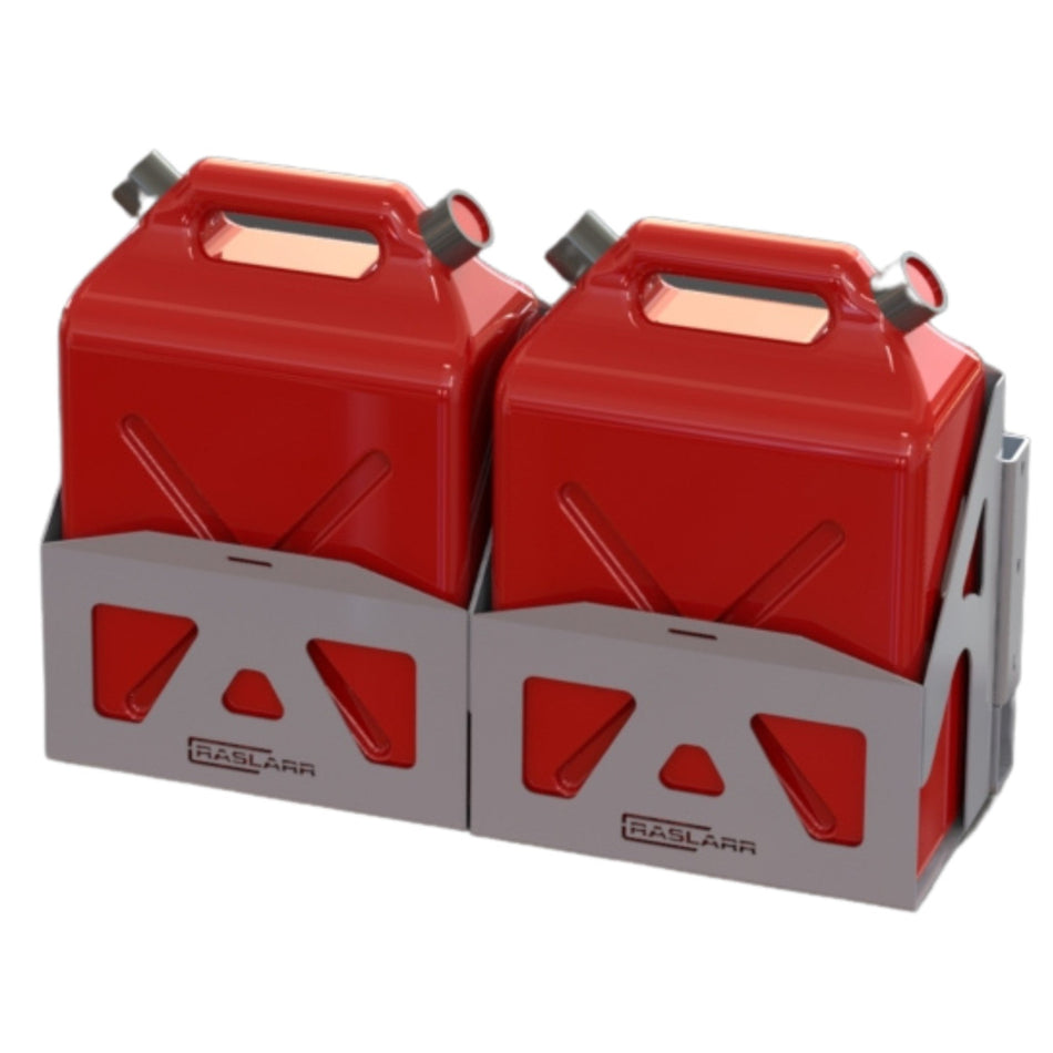 78 Series Toyota Landcruiser LHS Dual Jerry Can Holder for Rear Bar