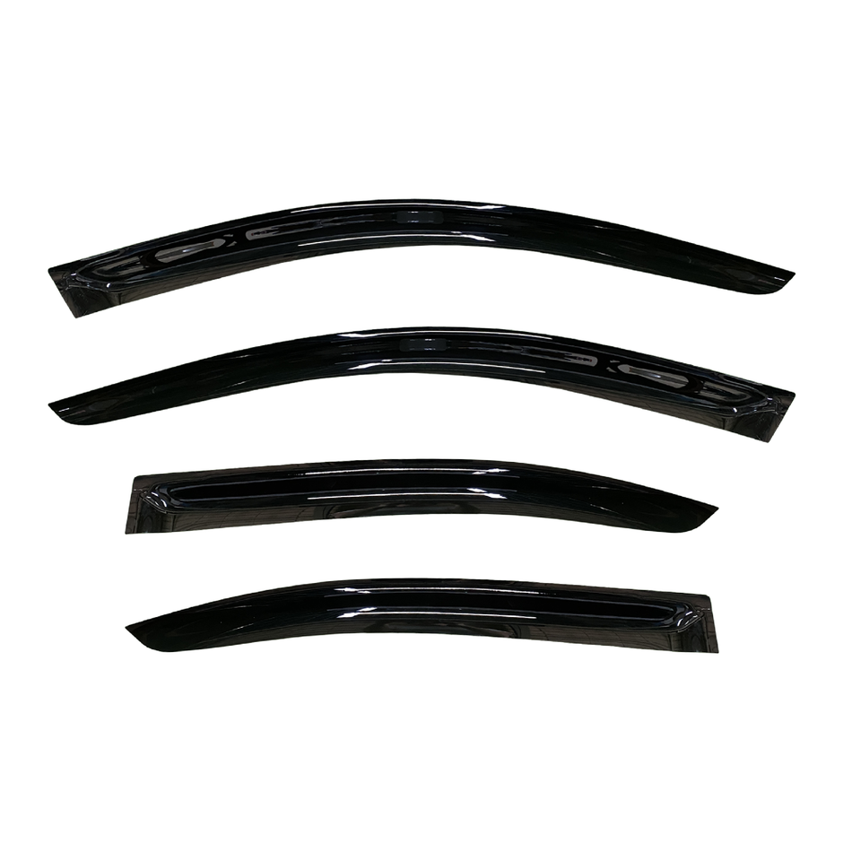 SKODA Octavia (1Z) Liftback 2008-2013 Slimline Weathershields / Window Visors (4-Piece Set)