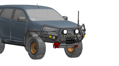 Scrub Rails and rock sliders to suit Isuzu MU-X 2021 to current