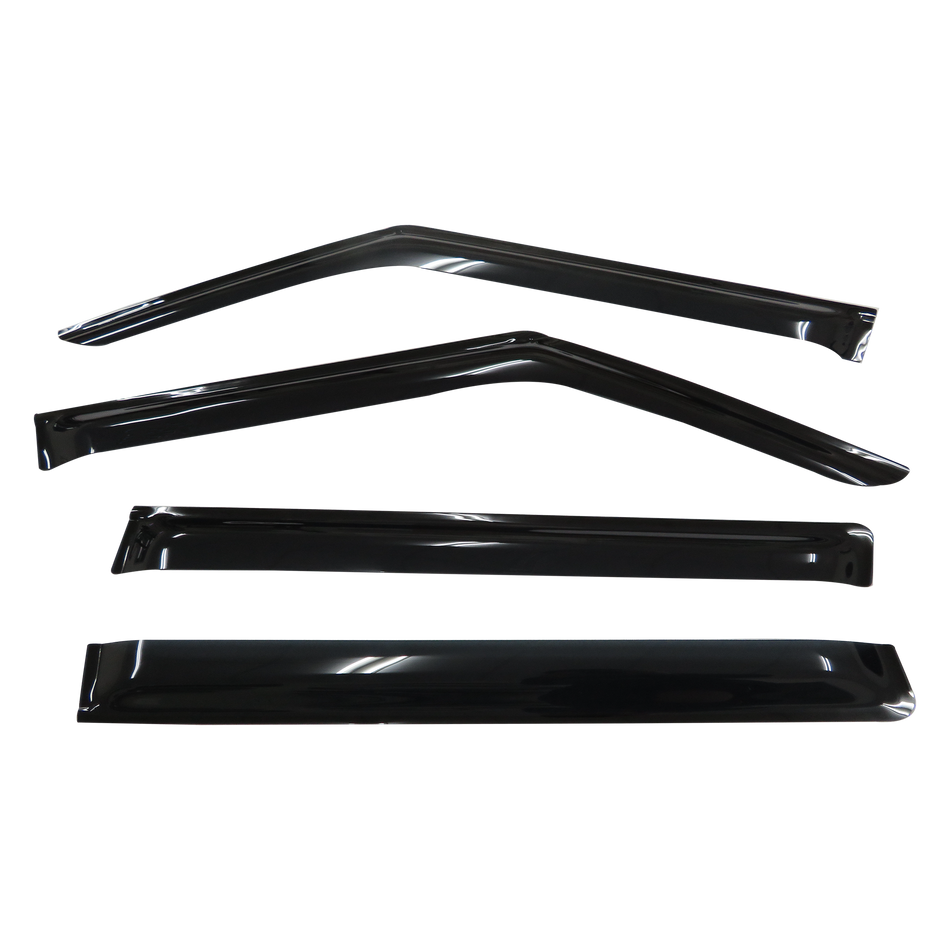 Suzuki Swift (FZ) Hatch 2011-2016 Slimline Weathershields / Window Visors (4-Piece Set)