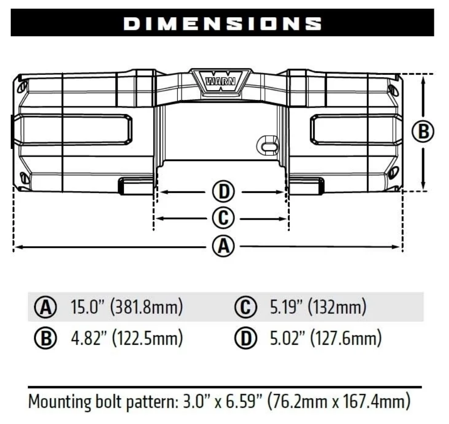 Warn Axon 55-S Powersport Winch