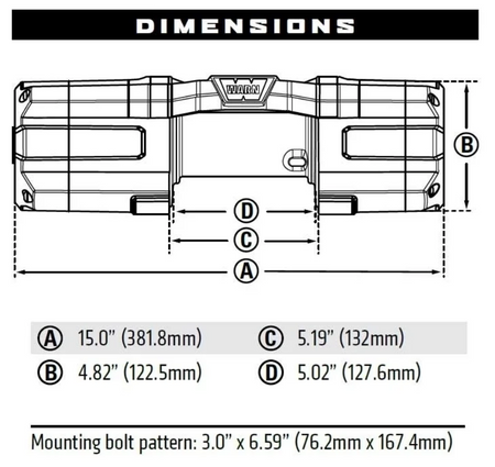 Warn Axon 55-S Powersport Winch