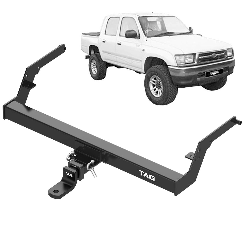 TAG Heavy Duty Towbar for Toyota Hilux Models Without Bumper Step (10/1983 - 03/2005)