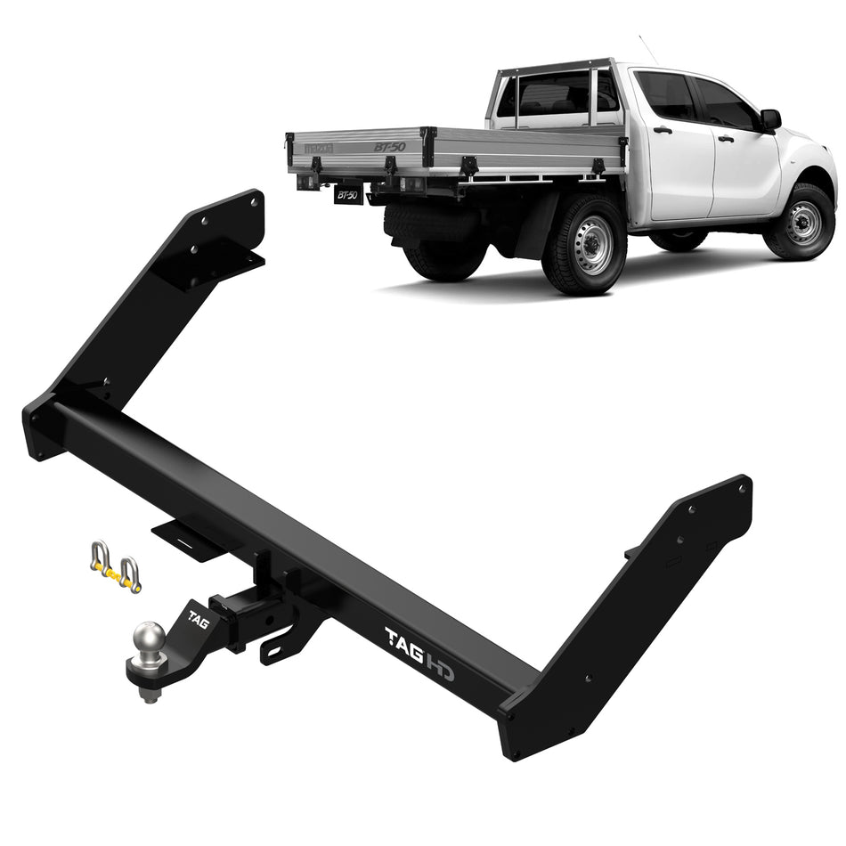 TAG Heavy Duty (Extended)Towbar for Ford Ranger (08/2011 - 06/2022), Mazda BT-50 (11/2011 - 07/2020) - Cab Chassis Models