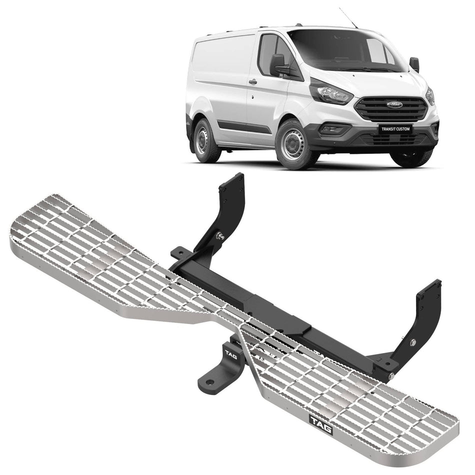 TAG Towbar, Rear Step & Direct Fit Wiring for Ford Transit Custom (02/2014 - 05/2016)