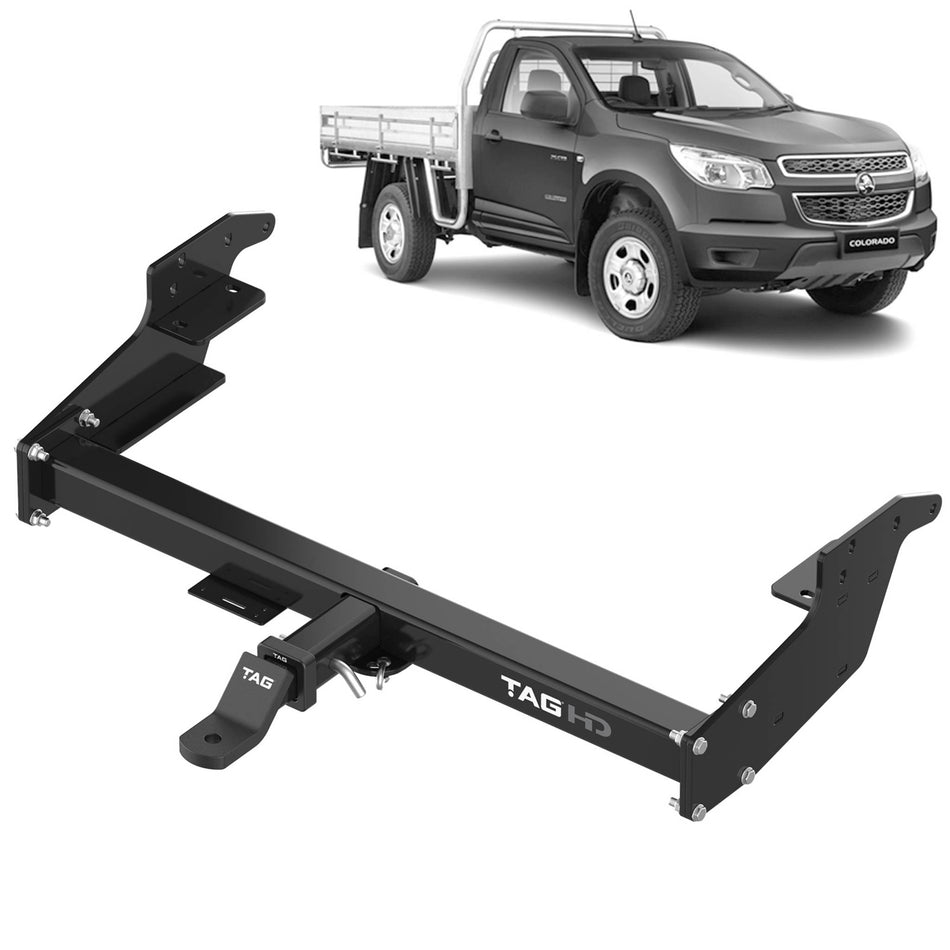 TAG Heavy Duty Towbar for Holden Colorado (01/2012 -on ), Isuzu D-MAX (06/2012 - 07/2020) - Extended Tray