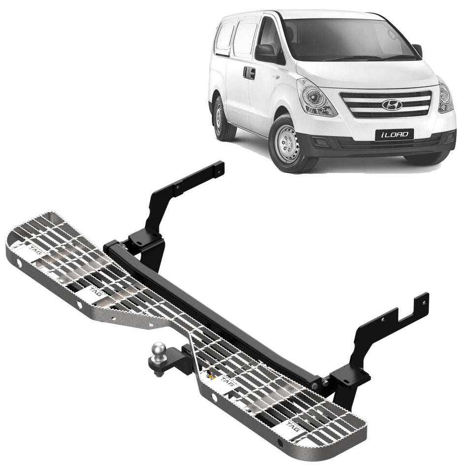 TAG Rear Step & Towbar for Hyundai ILoad / IMax (02/2008 - 06/2021)