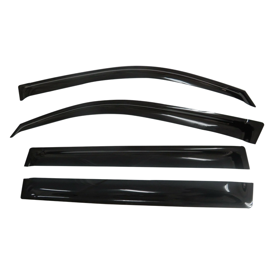 Toyota Landcruiser (J200) SUV 2008-2021 Slimline Weathershields / Window Visors (4-Piece Set)
