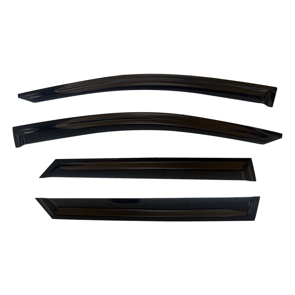 Toyota bZ4X (EA10) SUV 2023-2026 Slimline Weathershields / Window Visors (4-Piece Set)