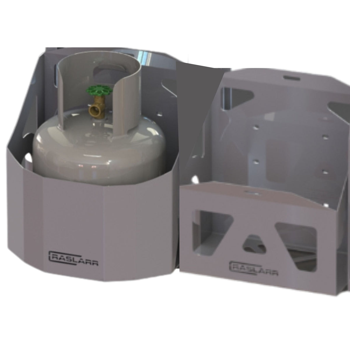 200 Series Toyota Landcruiser LHS Dual Jerry / Gas Bottle Holder