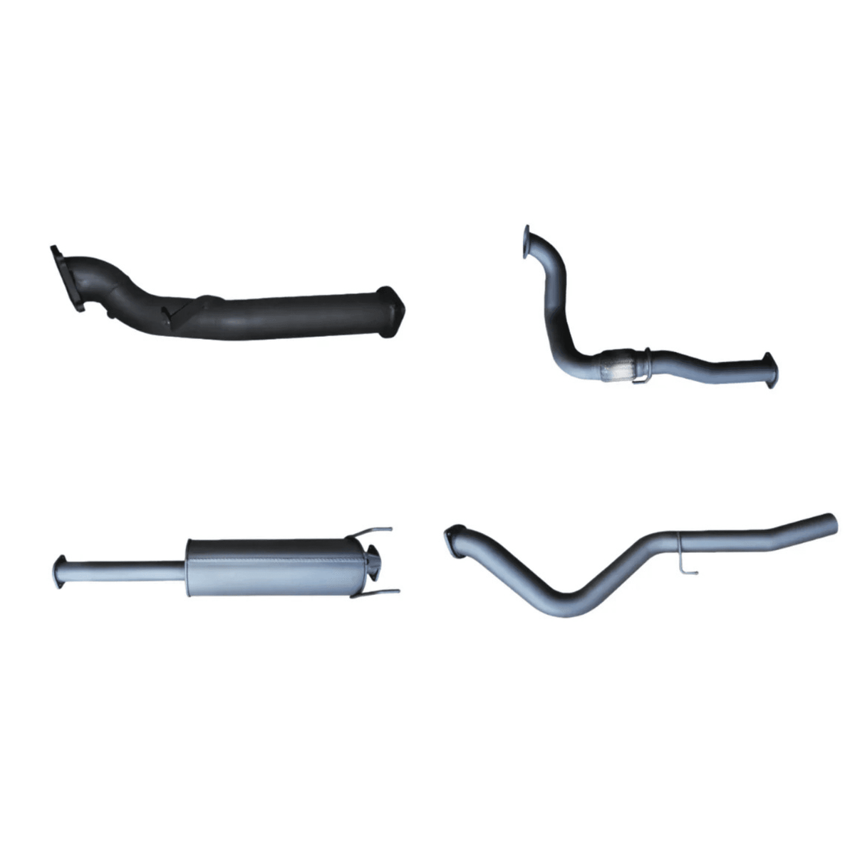Manta 3in with Muffler Exhaust for Toyota Hilux KZN165R 3.0L TD (FJAA-2291)
