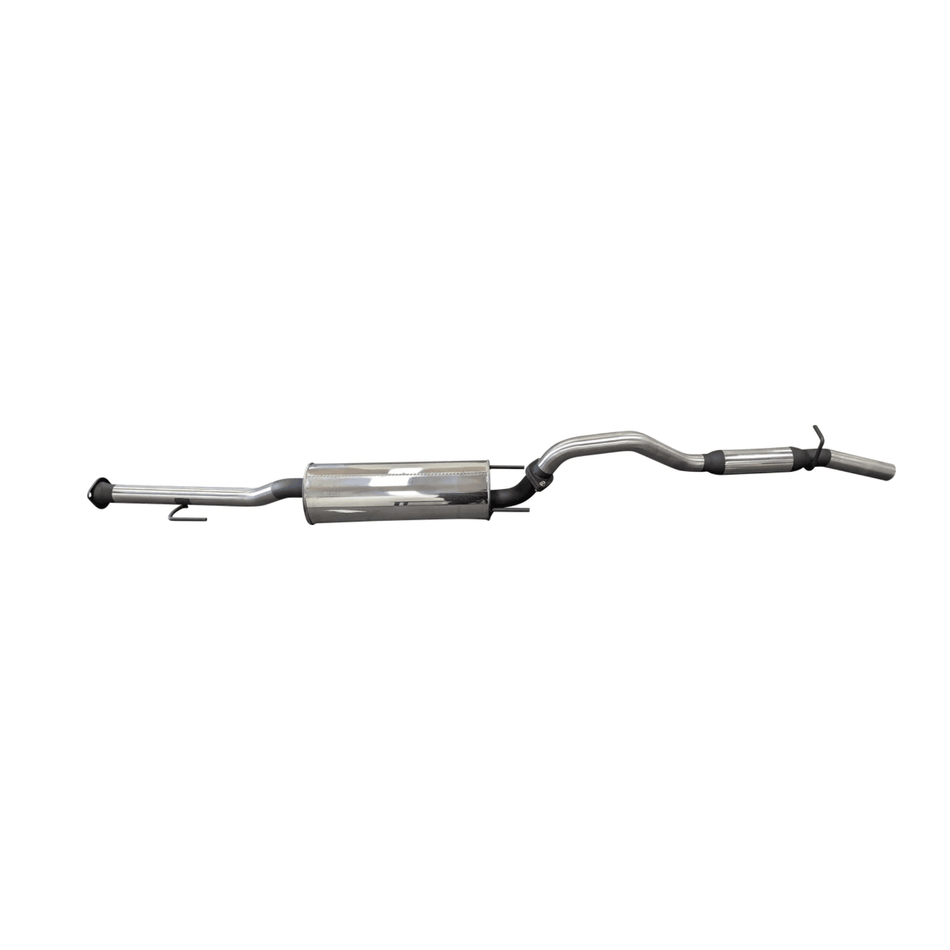 Manta 2.5in Cat Back Exhaust System with Centre Muffler & Rear Hotdog – Stainless Steel for Toyota Hilux 150 Series 4.0L V6