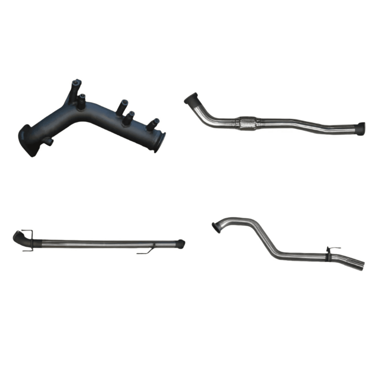 Manta Turbo Back 3in WOM No Cat Exhaust – Stainless Steel for Toyota Hilux GUN125R 2.4L