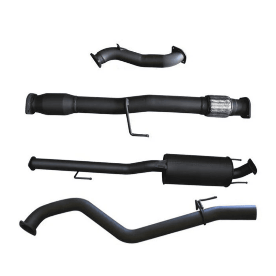 Manta 3in Muffler with Cat Exhaust – Aluminised Steel for Toyota Hilux KUN26R 3.0L D-4D