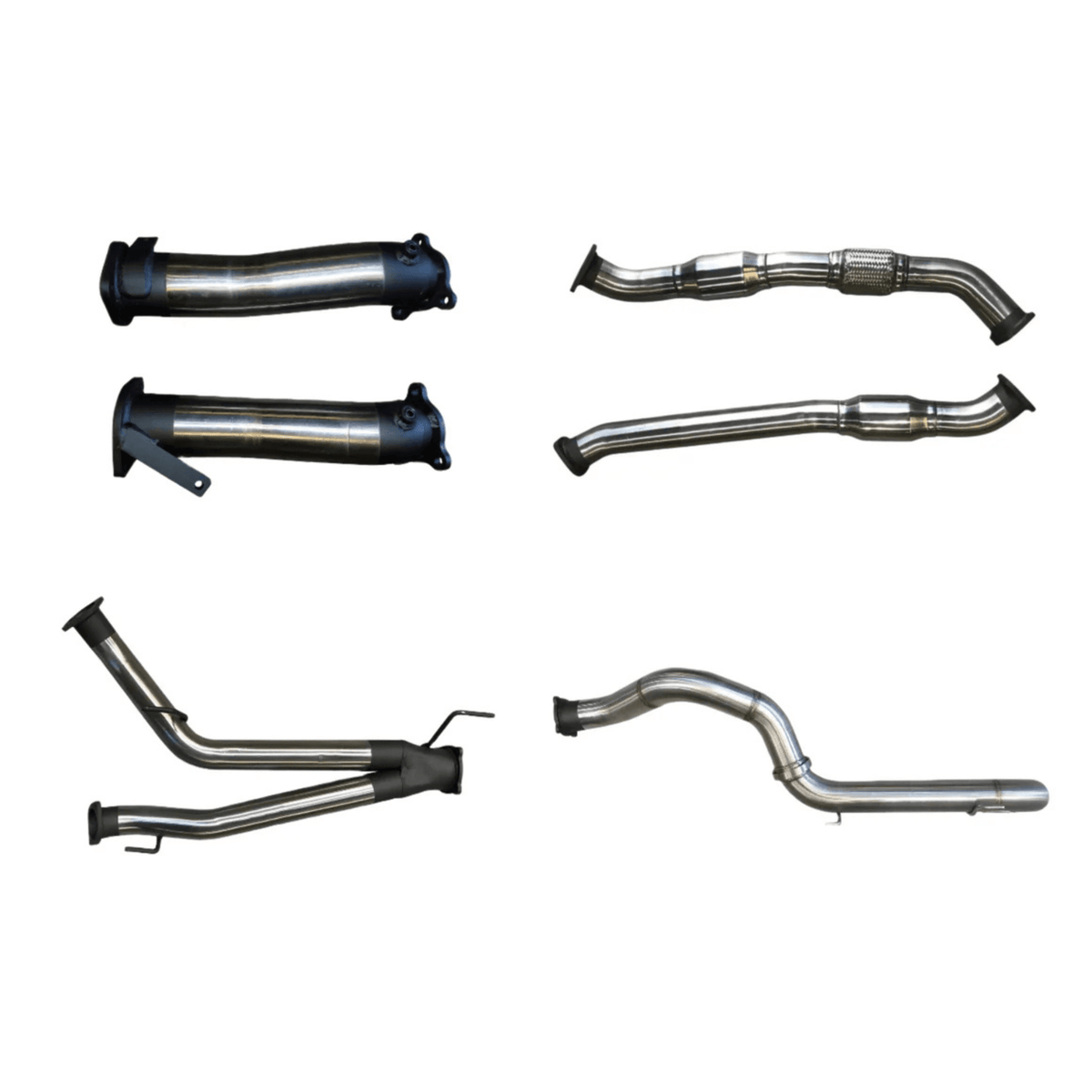 Manta 3in Dual with Cat, No Muffler, 4in Exit Exhaust for Toyota LandCruiser VDJ200