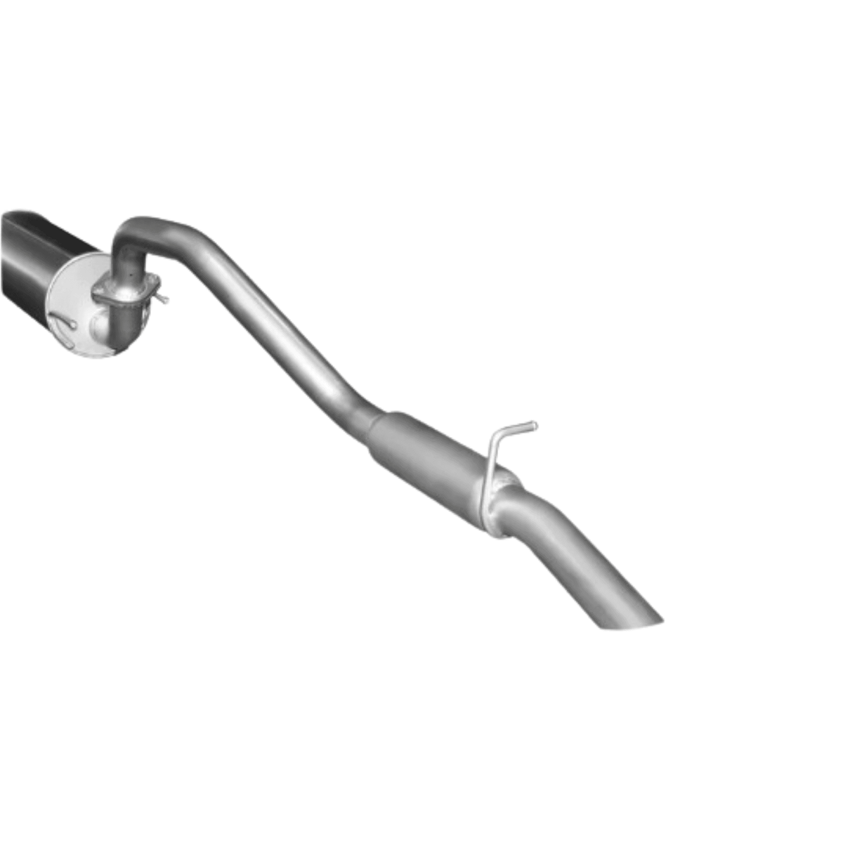 Manta 2.5in Cat Back Exhaust System with Centre Muffler & Rear Hotdog – Aluminised Steel for Toyota Hilux 150 Series 4.0L V6