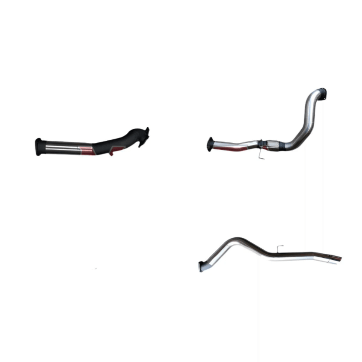Manta 3in with Muffler Exhaust for Toyota Hilux KZN165R 3.0L TD (HGHA-8541)