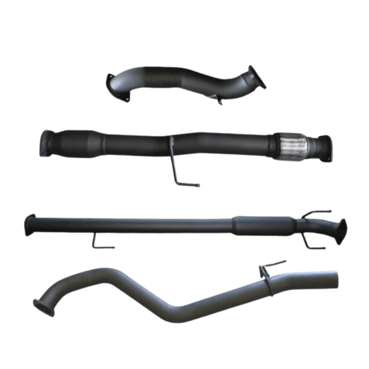 Manta 3in Hotdog with Cat Exhaust for Toyota Hilux KUN26R 3.0L D-4D