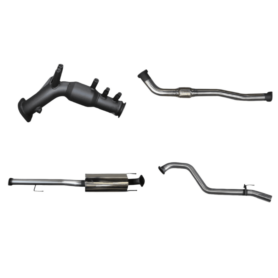 Manta Turbo Back 3in Muffler with Cat Exhaust for Toyota Hilux GUN125R 2.4L
