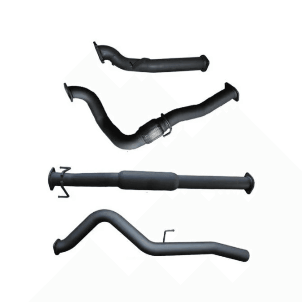 Manta 3in with Hotdog Exhaust – Aluminised Steel for Toyota Hilux KZN165R 3.0L TD
