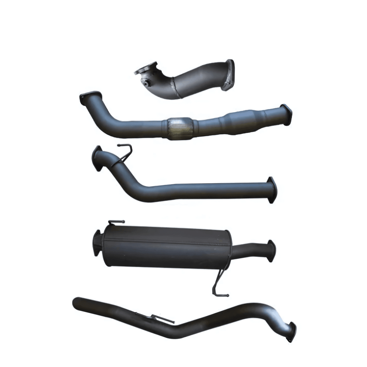 Manta Full Exhaust 3in System with Cat for Isuzu D-Max 3.0L LWB Cab Chassis (08/2010–05/2012)