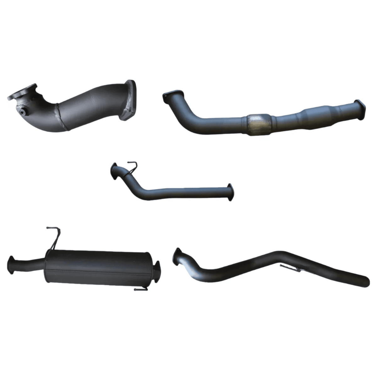 Manta Full Exhaust 3in Cat Back System with Cat for Isuzu D-Max 3.0L LWB Cab Chassis (07/2008–07/2010)
