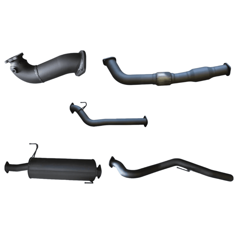 Manta Full Exhaust 3in Cat Back System with Cat for Isuzu D-Max 3.0L LWB Cab Chassis (07/2008–07/2010)