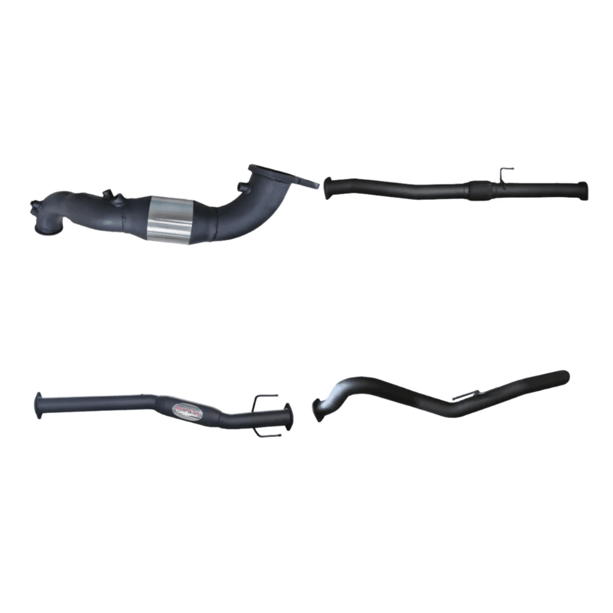 Manta Turbo Back System 3in Single Exhaust with Cat / with Hotdog for Isuzu D-Max 3.0L (2020+)