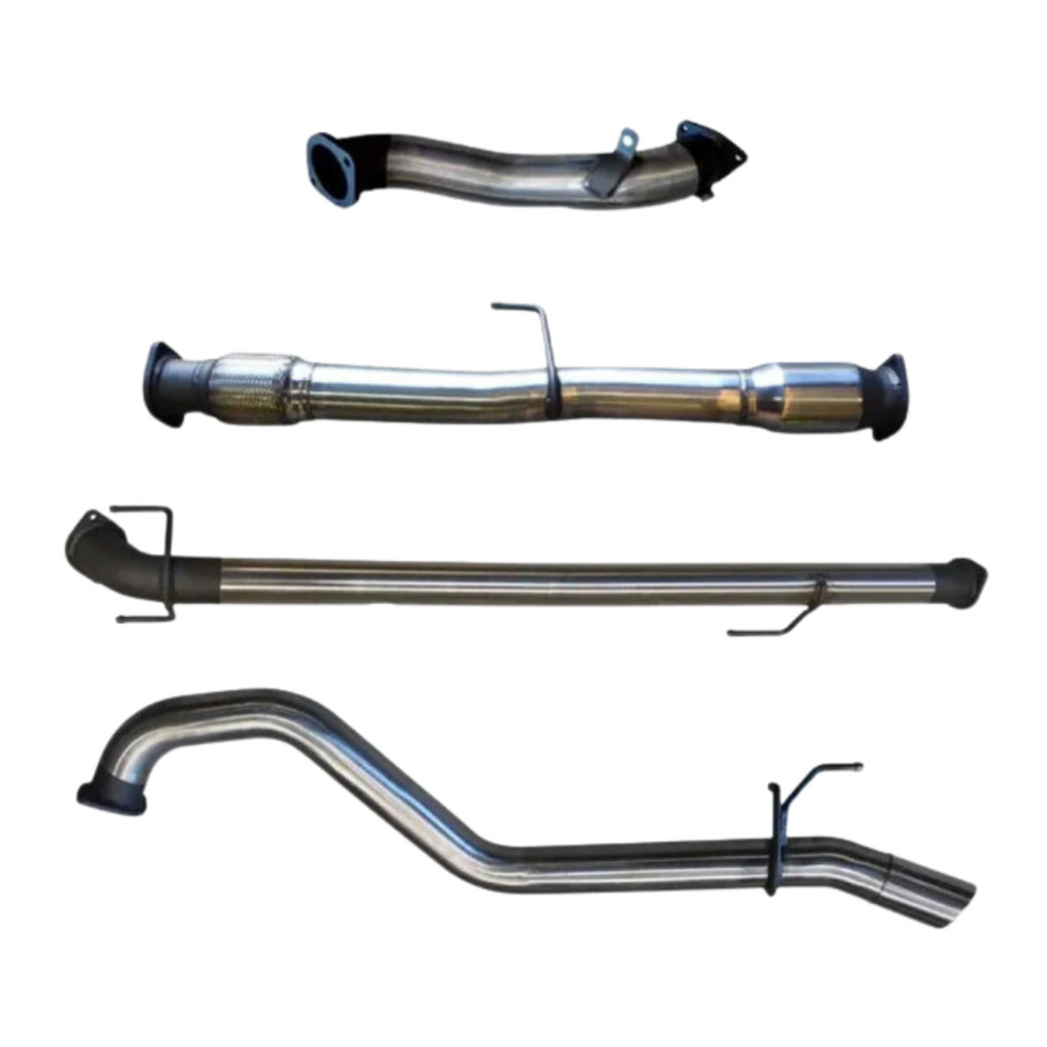 Manta 3in WOM with Cat Exhaust – Stainless Steel for Toyota Hilux KUN26R 3.0L D-4D