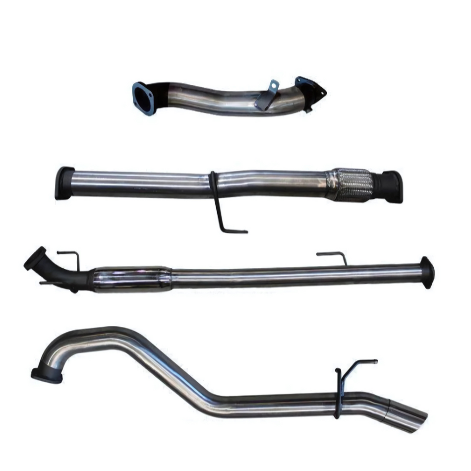 Manta 3in Hotdog Exhaust without Cat for Toyota Hilux KUN26R 3.0L D-4D