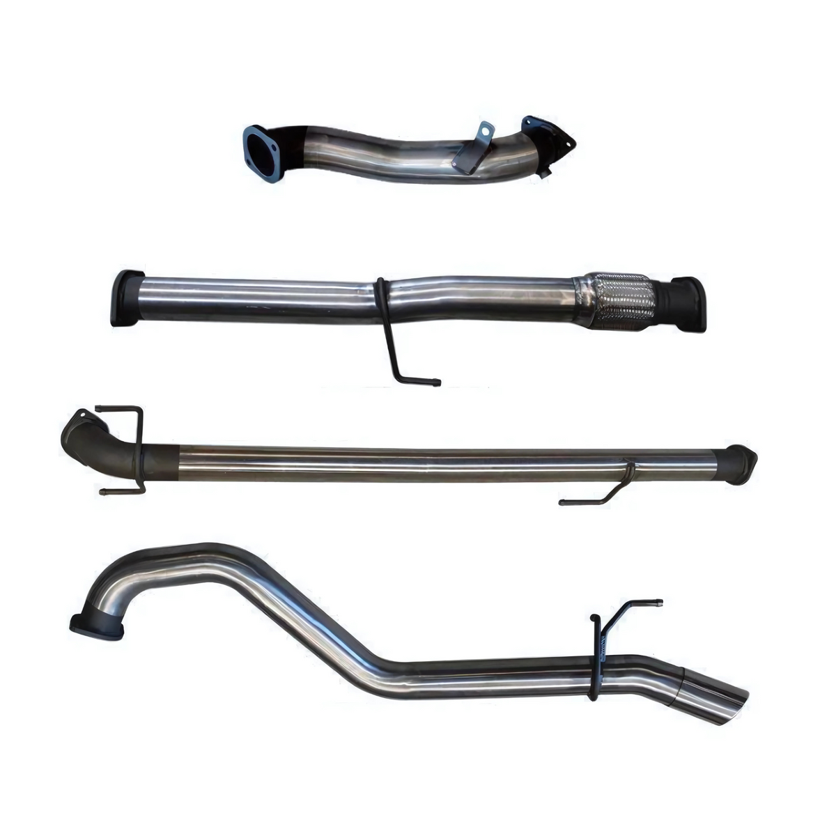 Manta 3in WOM without Cat Exhaust – Stainless Steel for Toyota Hilux KUN26R 3.0L D-4D