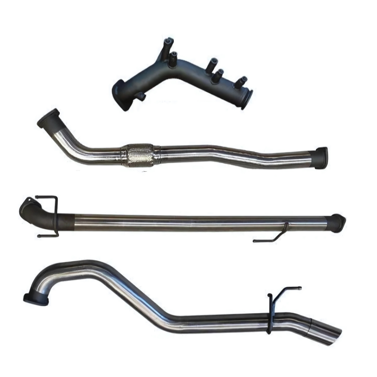Manta Turbo Back 3in WOM No Cat Exhaust for Toyota Hilux GUN126R 2.8L