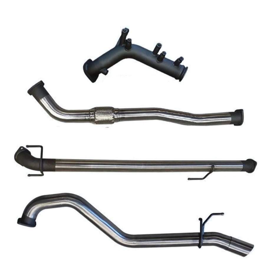 Manta Turbo Back 3in WOM No Cat Exhaust for Toyota Hilux GUN126R 2.8L