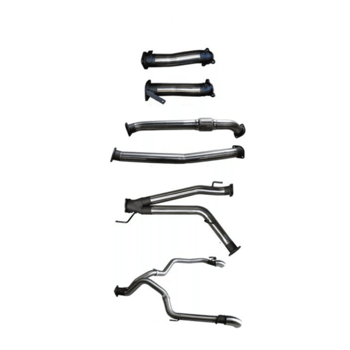 Manta 3in Dual No Cat, No Muffler, Exit L & R Exhaust for Toyota LandCruiser VDJ200