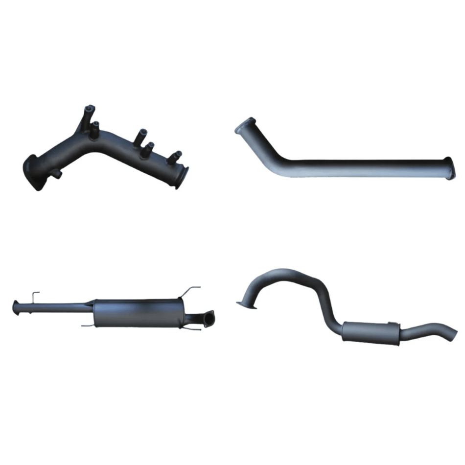 Manta Turbo Back without Cat Exhaust – Aluminised Steel for Toyota Hilux GUN125R 2.4L