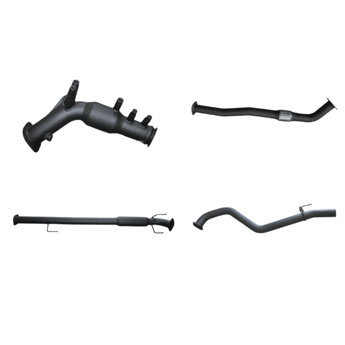 Manta Turbo Back 3in Hotdog with Cat Exhaust for Toyota Hilux GUN125R 2.4L (AGHH-2289)