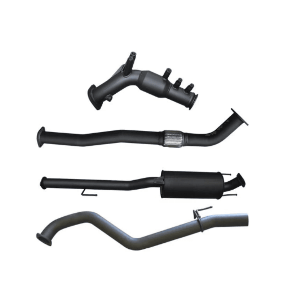 Manta Turbo Back 3in Muffler with Cat Exhaust – Aluminised Steel for Toyota Hilux GUN126R 2.8L