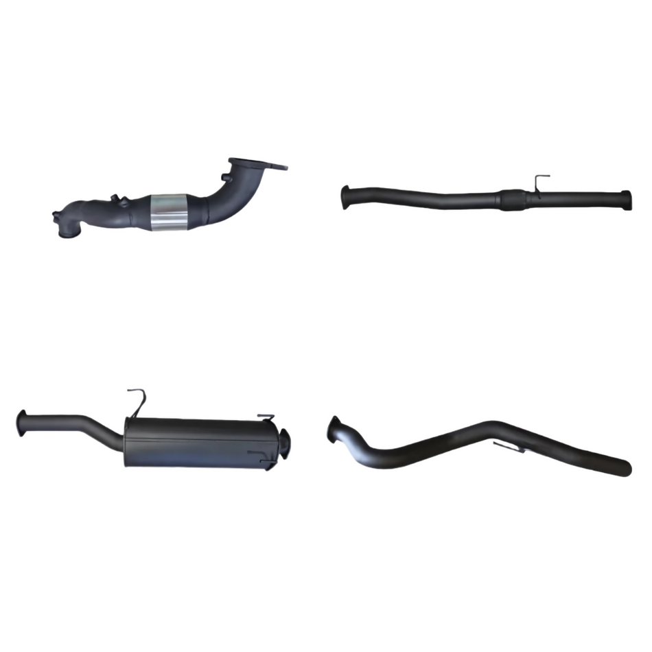 Manta Turbo Back System 3in Exhaust with Cat / DPF Delete & Muffler for Isuzu D-Max 3.0L (2017+)