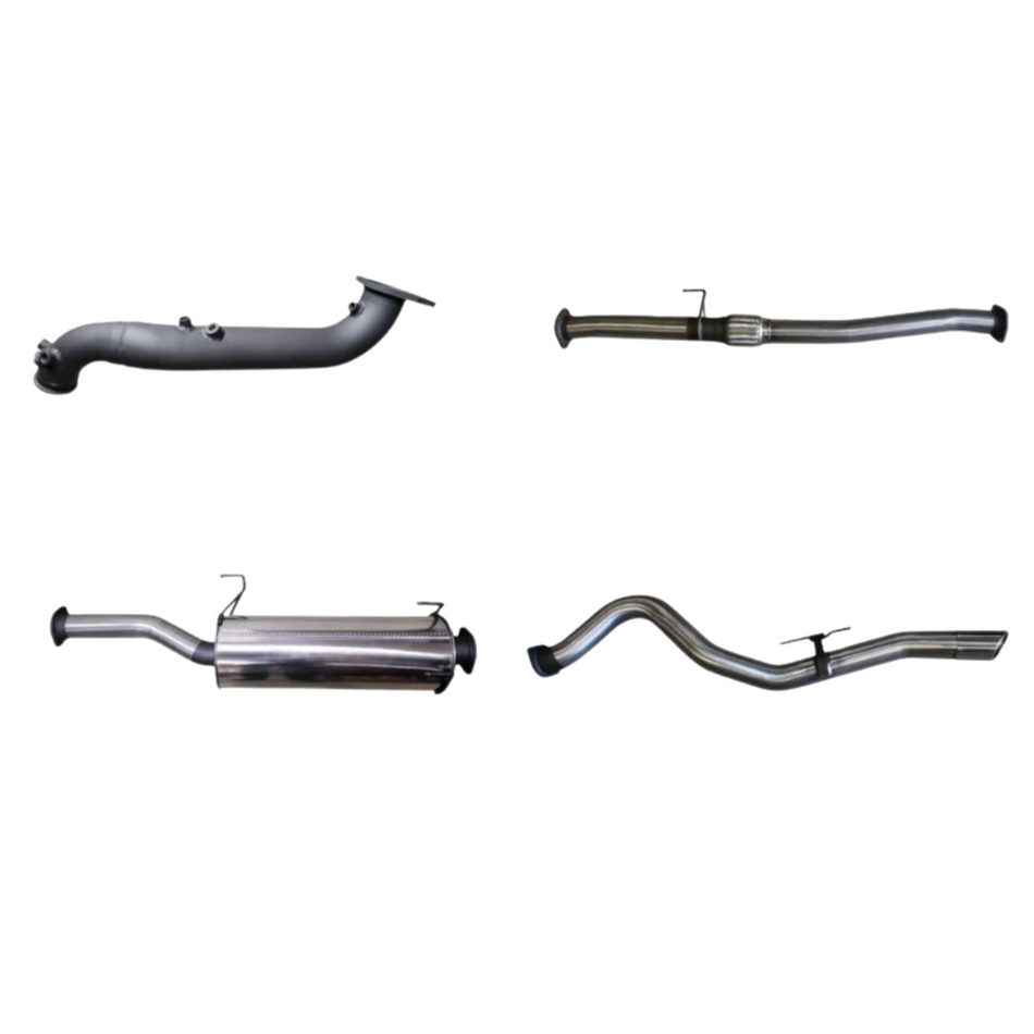 Manta Turbo Back System 3in Stainless Steel Exhaust without Cat / DPF Delete & Muffler for Isuzu D-Max 3.0L (2017+)